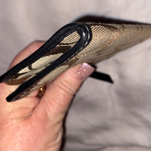 Coach Y2K Leatherware Tattersall Skinny ID EUC - Picture 6 of 6